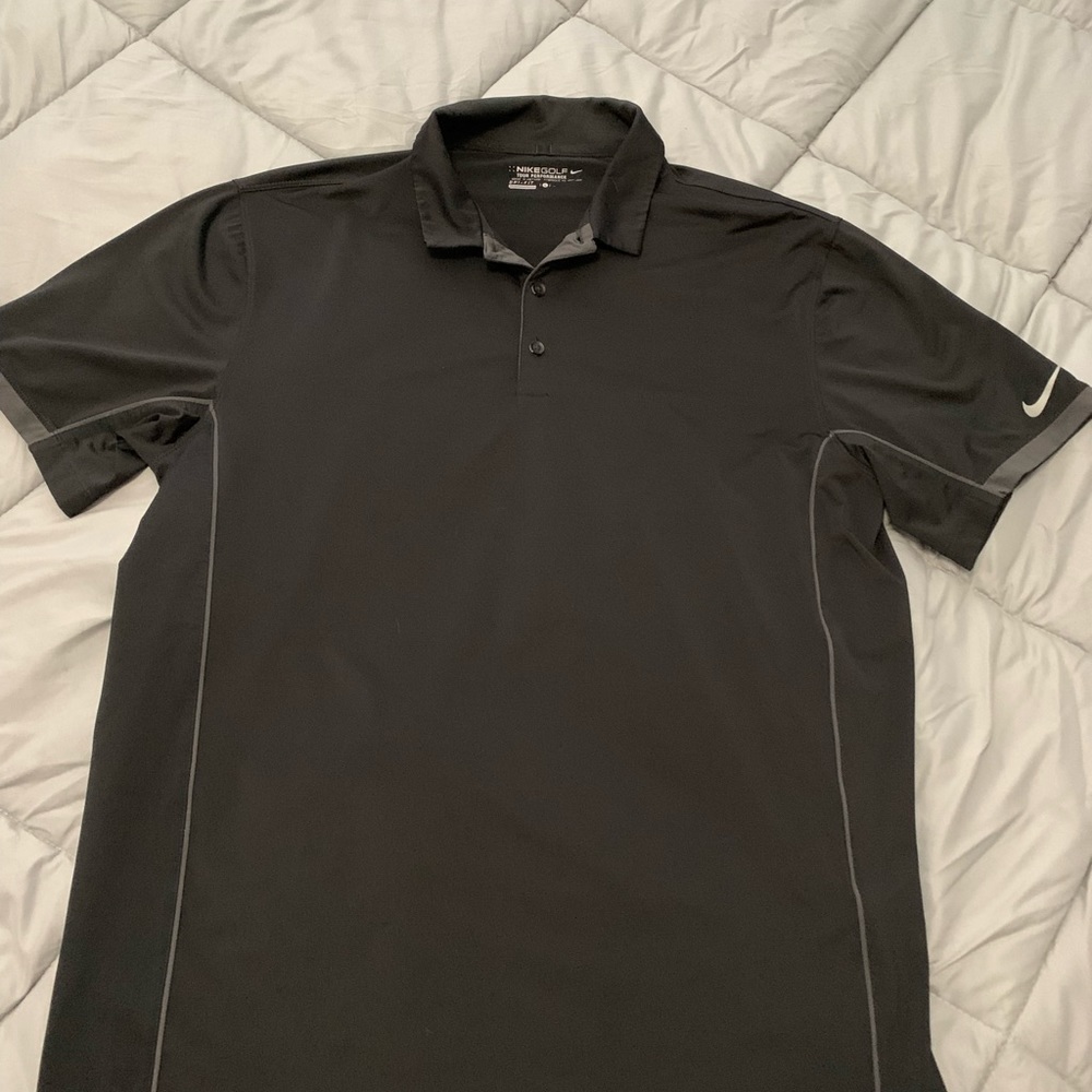 Large black Nike golf Mens shirt
